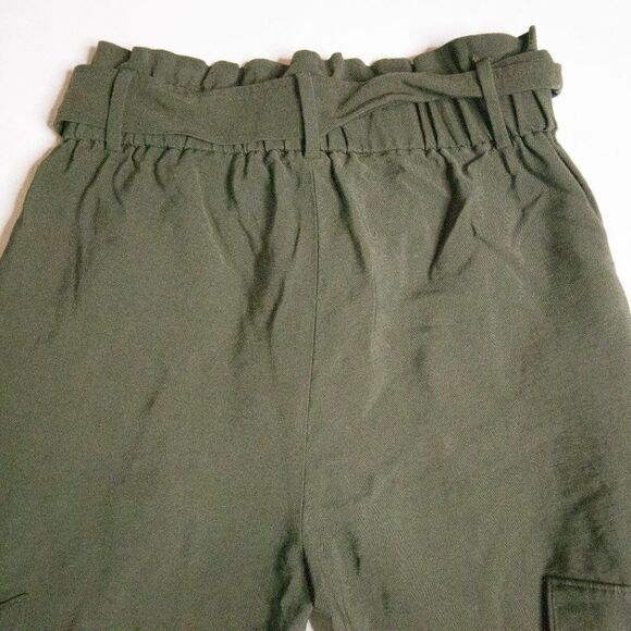 NWT loft FLUID PULL ON CARGO PANTS Vibrant olive - Picture 5 of 10
